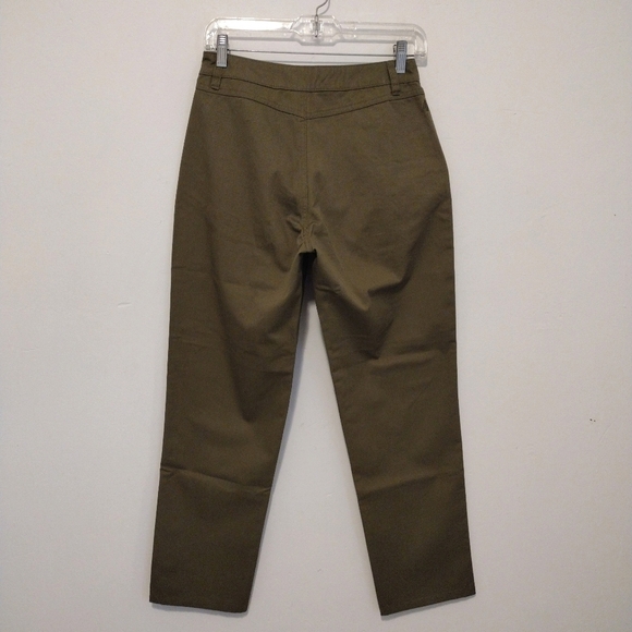 Volcom - So Chickie Highrise Crop Olive Pants - Picture 8 of 16